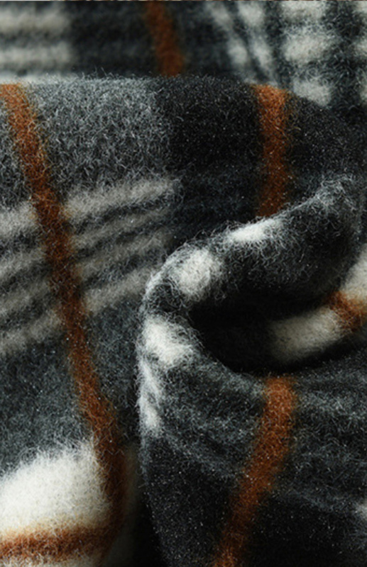 Men's New Sweater Cardigan Colorblock Standing Collar Sweater - Image 4