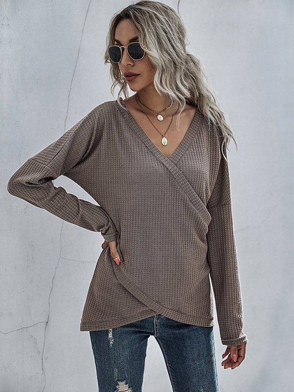 women's knitted inner long sleeve bottoming shirt Mori sweater - Image 4