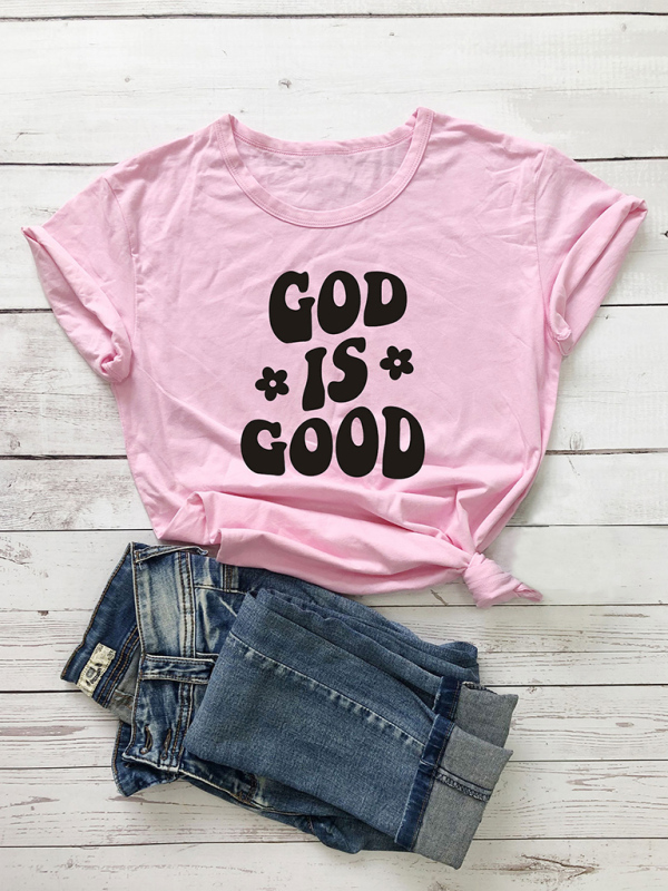 Women's Faith Graphic Tee Casual Wear - Image 4